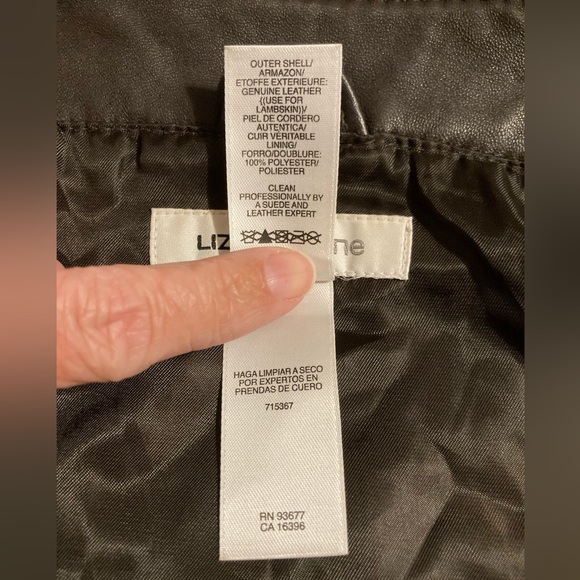 Liz Claiborne Leather Vest - Picture 4 of 8